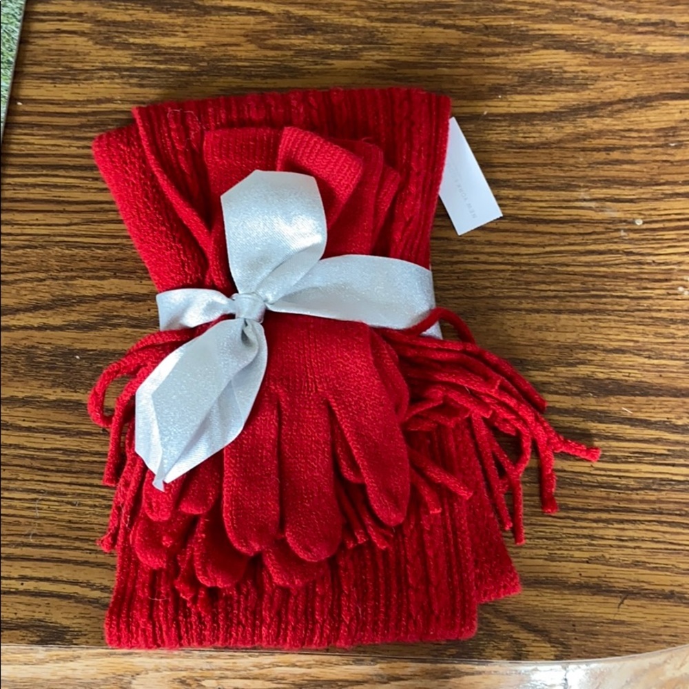 New York and Company Scarf/Gloves set
